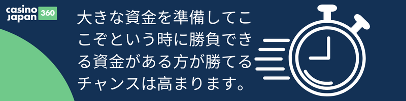 資金を倍増させることのできるボーナス